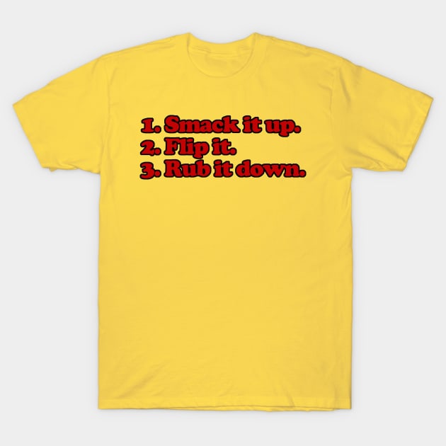 Do Me Instructions T-Shirt by PopCultureShirts